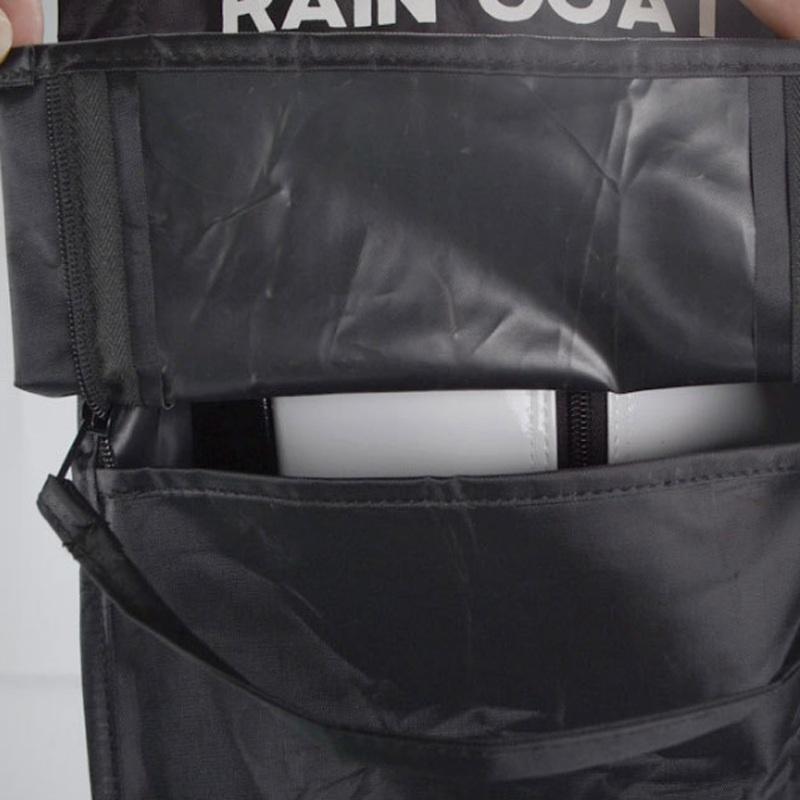 Anti-static Golf Bag Rain Cover - 21.5 x 59 x 128cm - Dust-proof - Grey