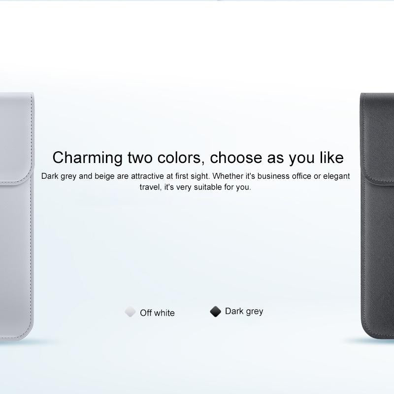 13 Inch Leather Laptop Protective Bag for Matebook x - Grey