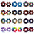 Waterproof Sticker for Xiaomi M365 Scooter Motor - 1 Pair - Colorful 8