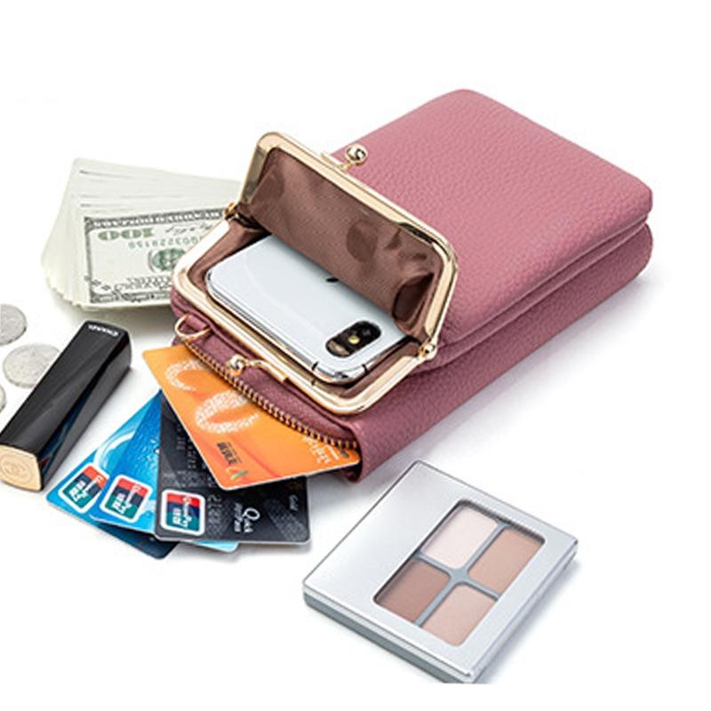 Stylish Pebbled Shoulder Bag For Women - Gray