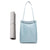 Small Apple Macbook Shoulder / Messenger Bag - Handheld - Navy + Black Mouse Pad