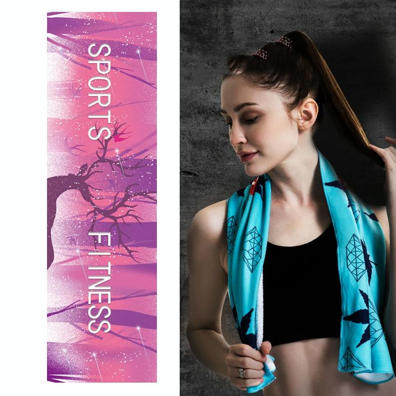 Quick Drying Cooling Towel For Outdoor Sports 100 X 30Cm - Basketball