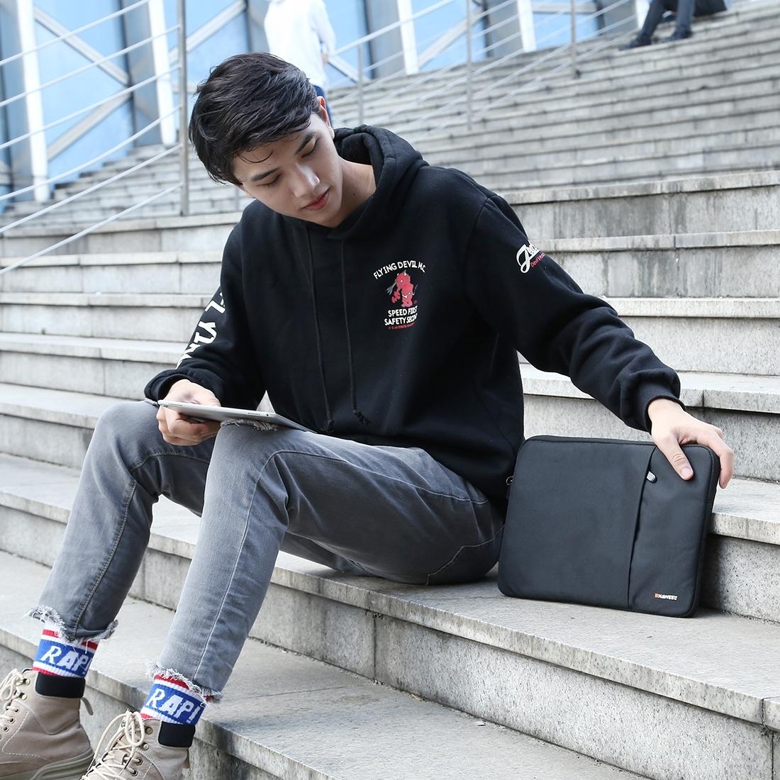 Zipper Sleeve Briefcase for Macbook Samsung Sony Dell Alienware Chuwi Asus Hp Laptops and Tablets - Grey