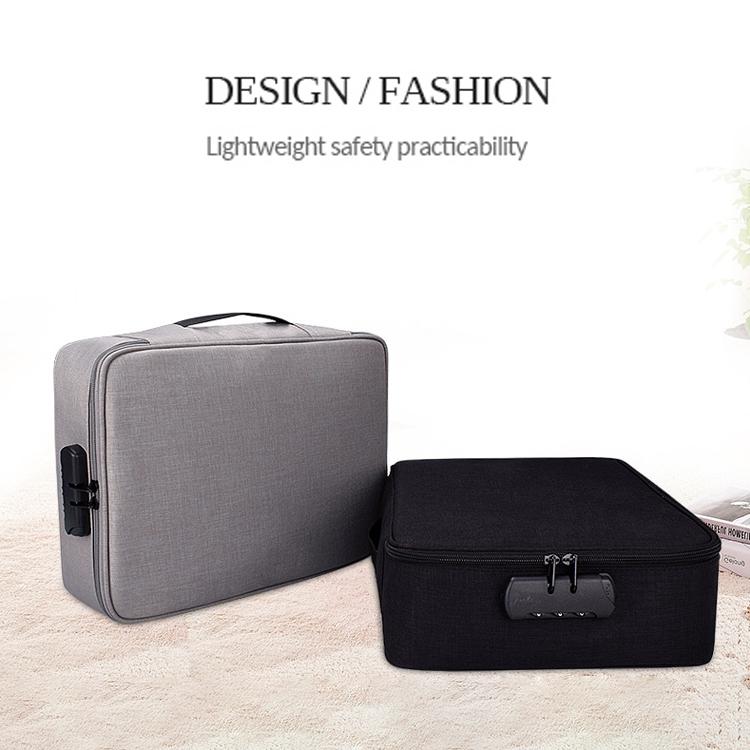 Waterproof Multi-Layer Laptop Bag With Password Lock