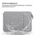 13 Inch Laptop Sleeve Case with Zipper for Macbook Samsung Sony Dell Alienware Chuwi Asus Hp - Grey