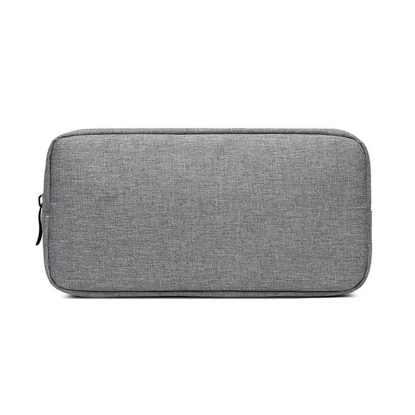 Versatile Headphone Charger & Data Cable Storage Bag - 23 x 11.5 x 5.5cm - Grey
