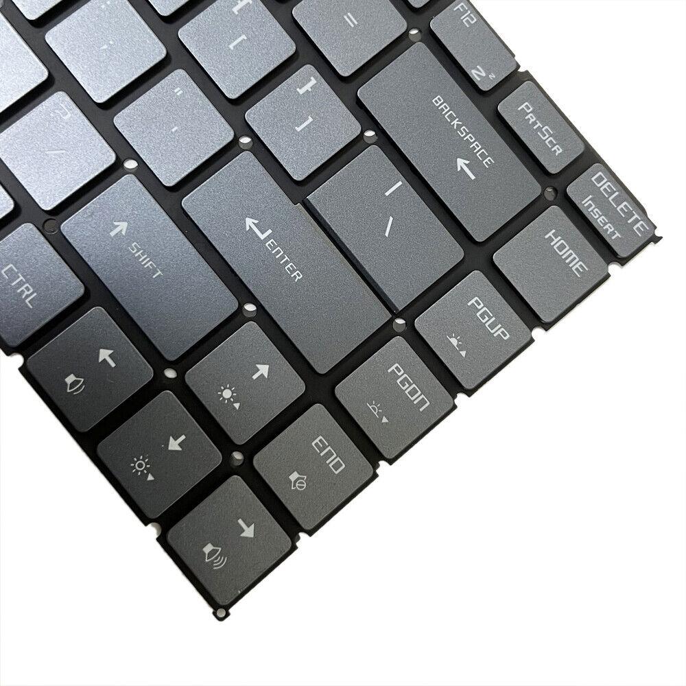 Backlit Laptop Keyboard for Msi Gs65 Series - us Version - Grey