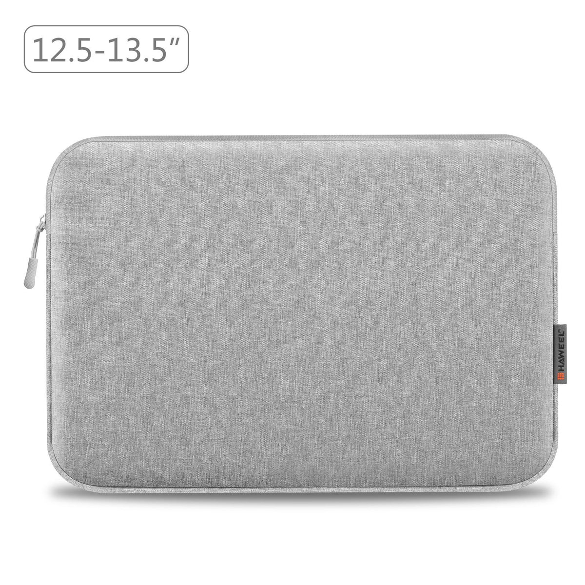 13 Laptop Sleeve Briefcase for 12.5-13.5 Laptops - Zipper Closure - Grey