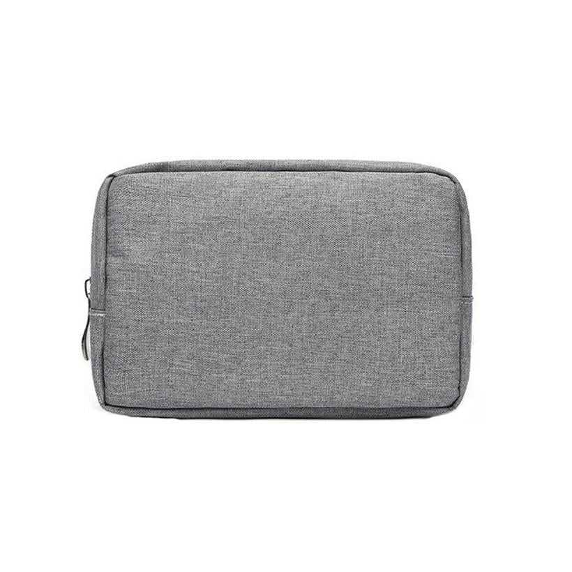 Versatile Headphone Charger & Data Cable Storage Bag - 17 x 11.5 x 5.5cm - Grey