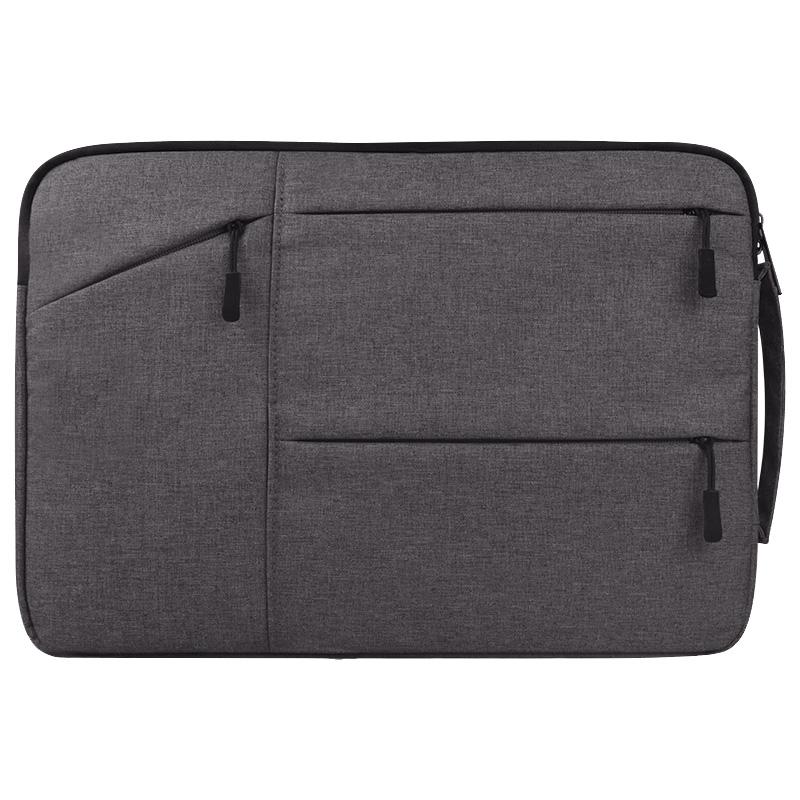 12 Laptop / Tablet Bag with Multiple Pockets - Portable &amp; Durable - Grey
