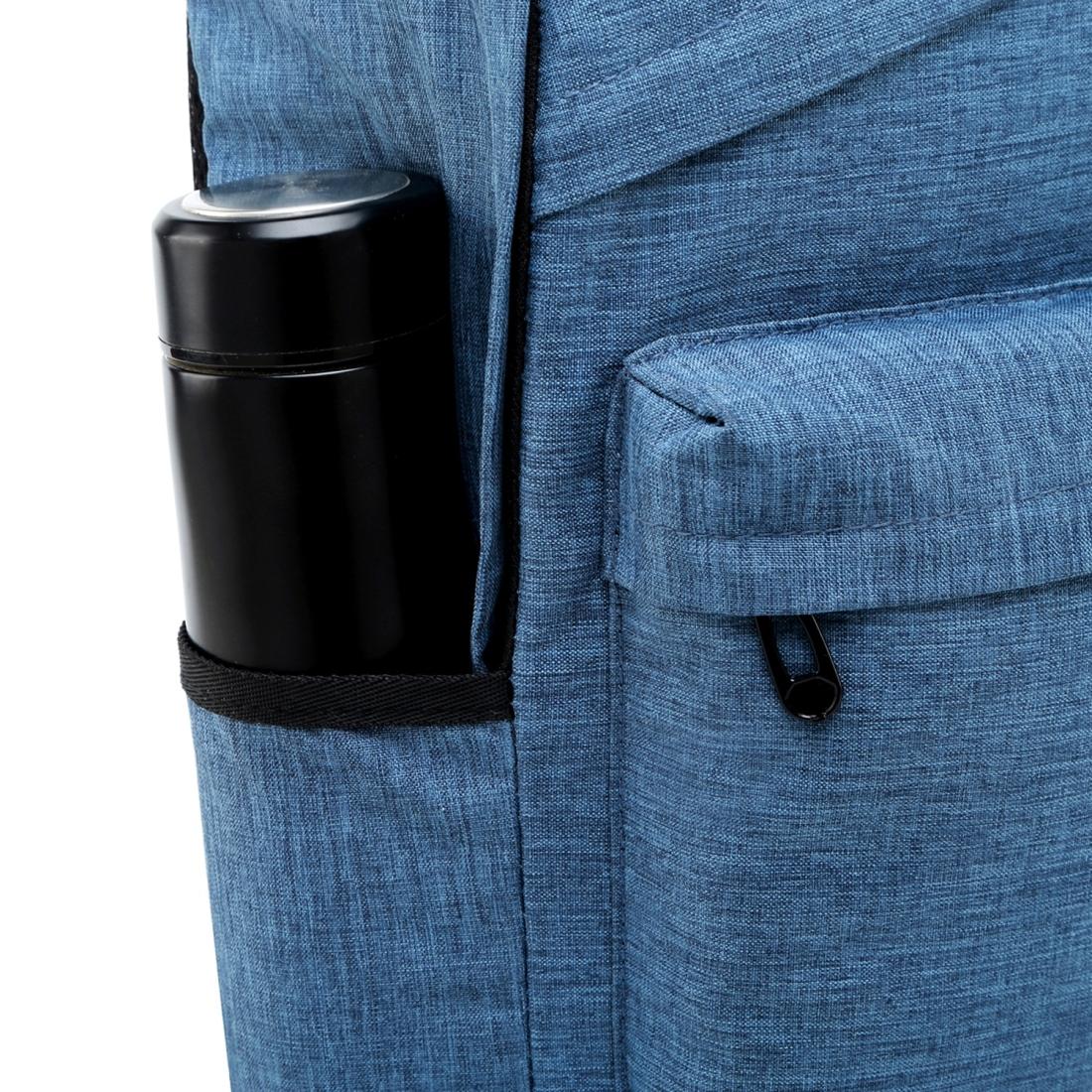 Versatile Outdoor Backpack For Notebooks And Tablets - Breathable And Casual - Grey