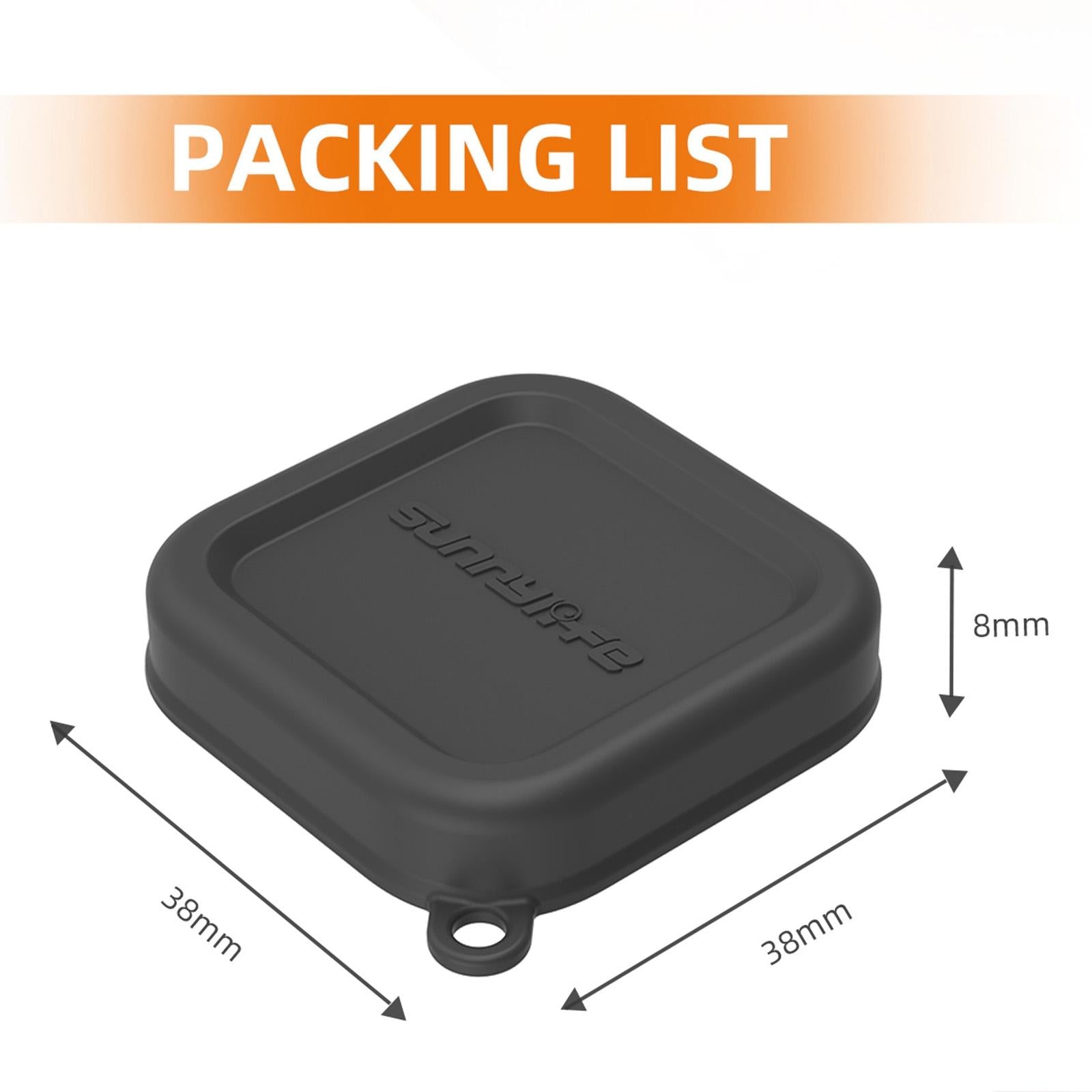 Silicone Lens Cap Protector for Insta360 Ace / Ace Pro - Grey