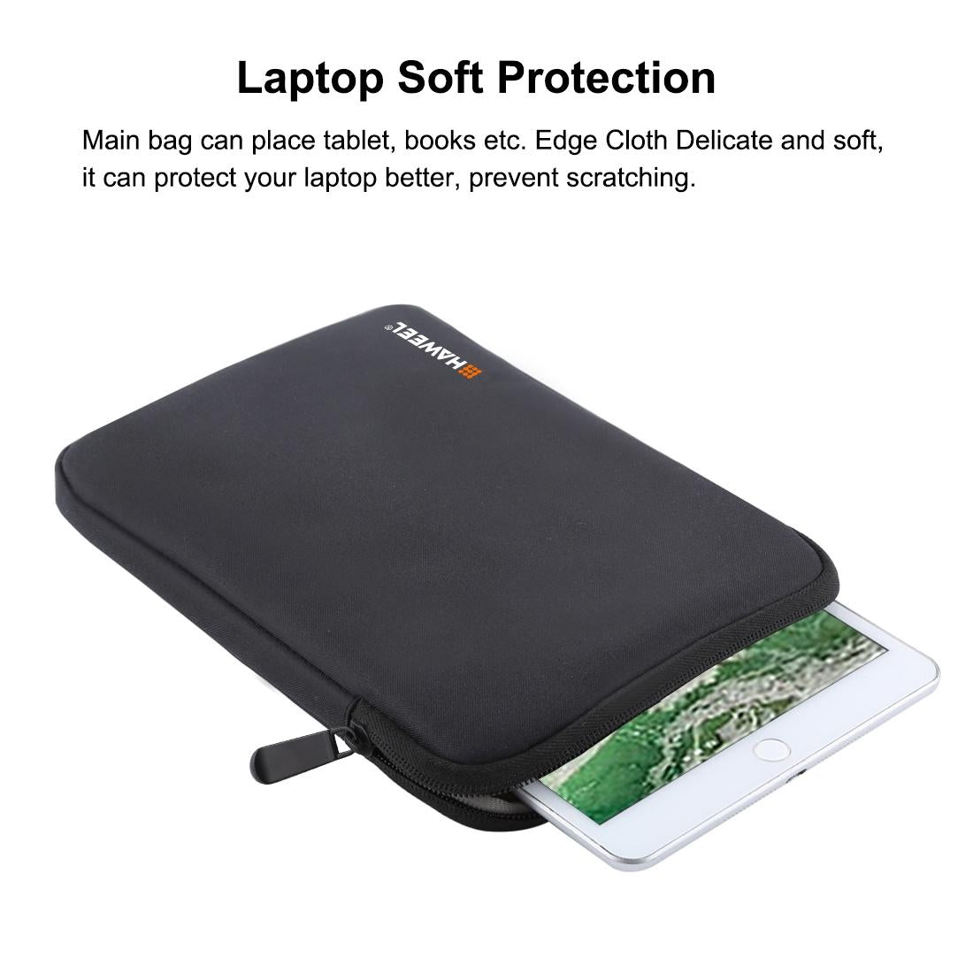 Zipper Sleeve Briefcase for Ipad Pro 9.7 and Other Tablets - Grey