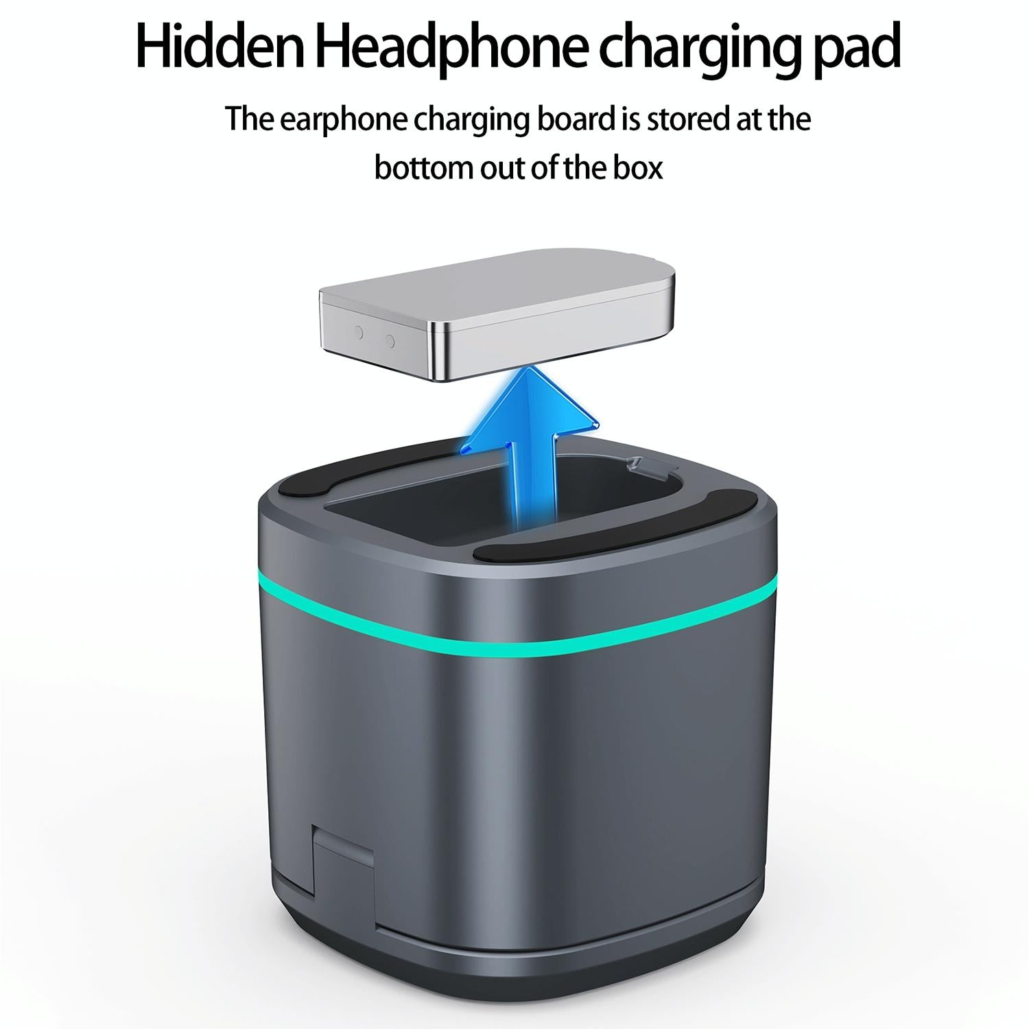 15W 3 In 1 Magnetic Wireless Charger - Grey