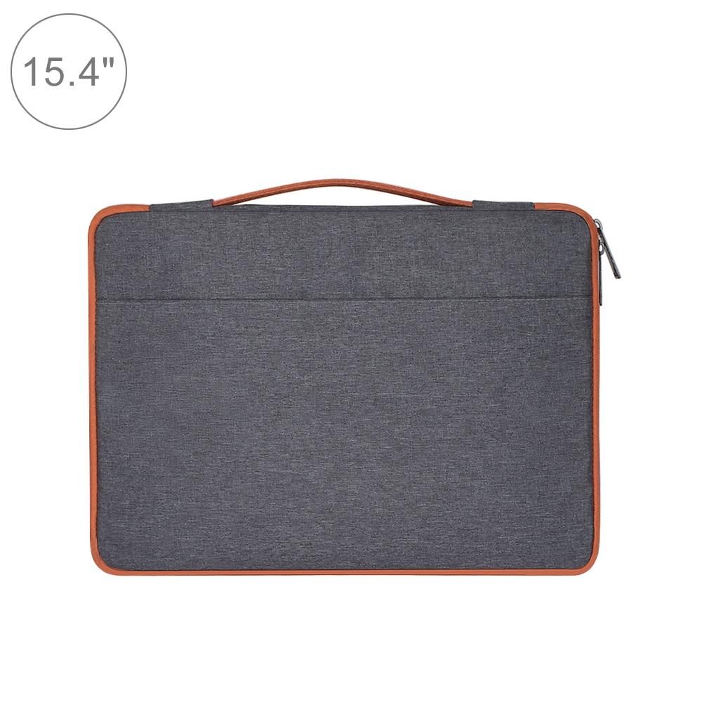 Stylish Laptop Handbag For Macbook &amp; More - Polyester &amp; Nylon - Grey