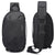 Waterproof Men Crossbody Chest Bag Usb Port 34 X 19 X 6Cm - Grey