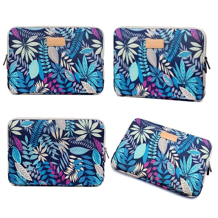 Colourful Leaves Sleeve Case for Amazon Kindle - Zipper Briefcase - Grey