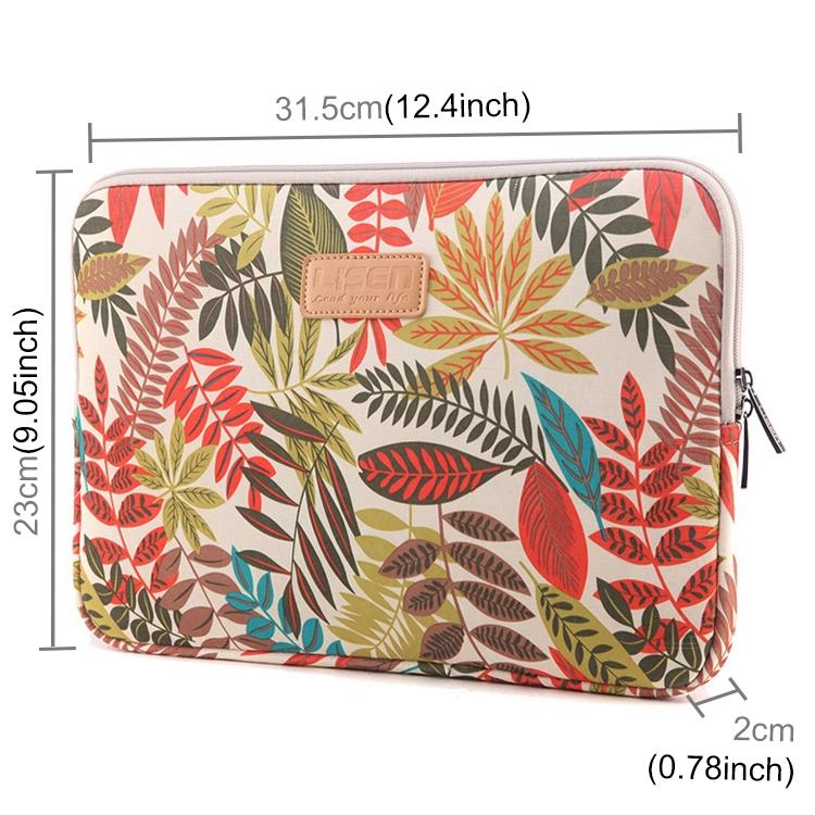 Colourful Leaves Sleeve Case for Laptops / Tablets - Grey