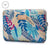 15.6 Inch Laptop Sleeve Case with Zipper for Macbook Samsung Sony Dell Alienware Chuwi Asus Hp - Colourful Leaves Design - Grey