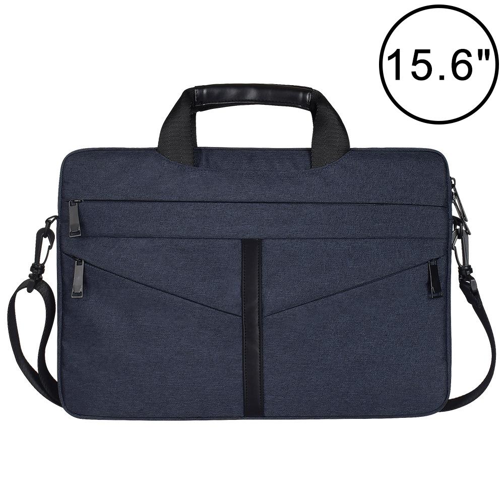 Stylish Zipper Laptop Bag with Shoulder Strap - Durable &amp; Breathable - Light Grey