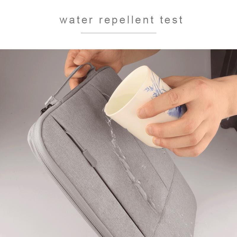 15.6 Inch Laptop Tablet Bag With Multiple Pockets - Portable And Stylish - Hc6579Lh 15.6 Inch Light Grey