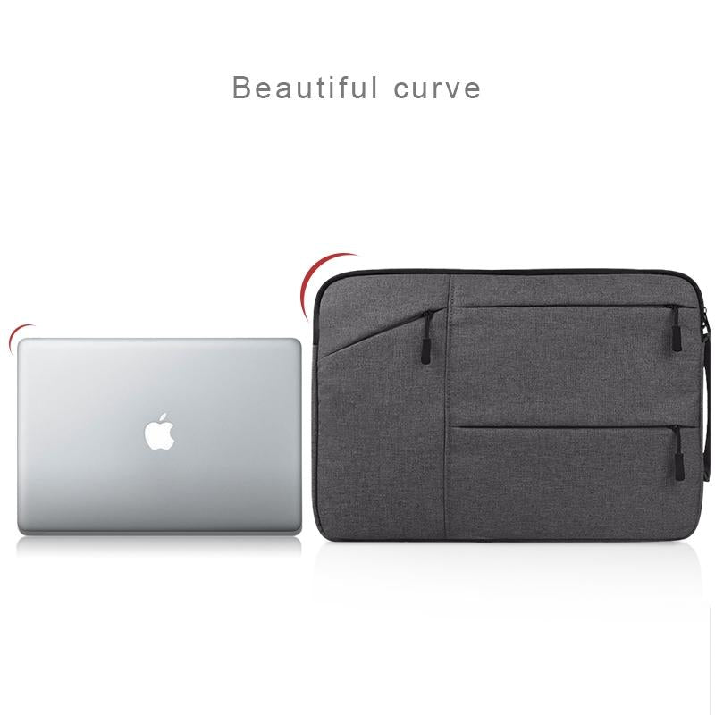 15.6 Inch Laptop Tablet Bag With Multiple Pockets - Portable And Stylish - Hc6579Lh 15.6 Inch Light Grey