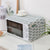 Universal Cotton Linen Microwave Dust Cover - Blue And White Porcelain
