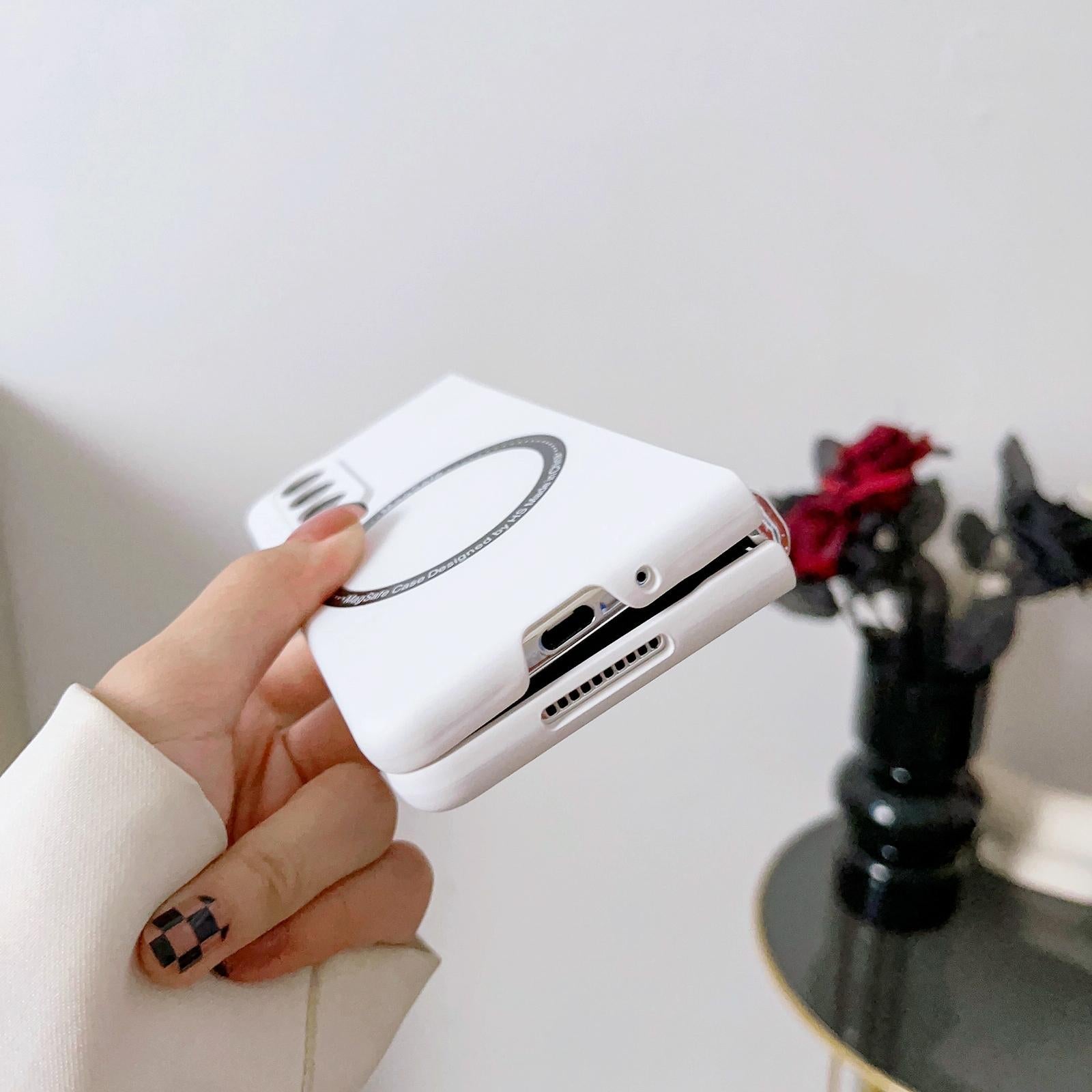 For Samsung Galaxy Z Fold4 5G Magnetic Skin Case - Magsafe - Royal Blue