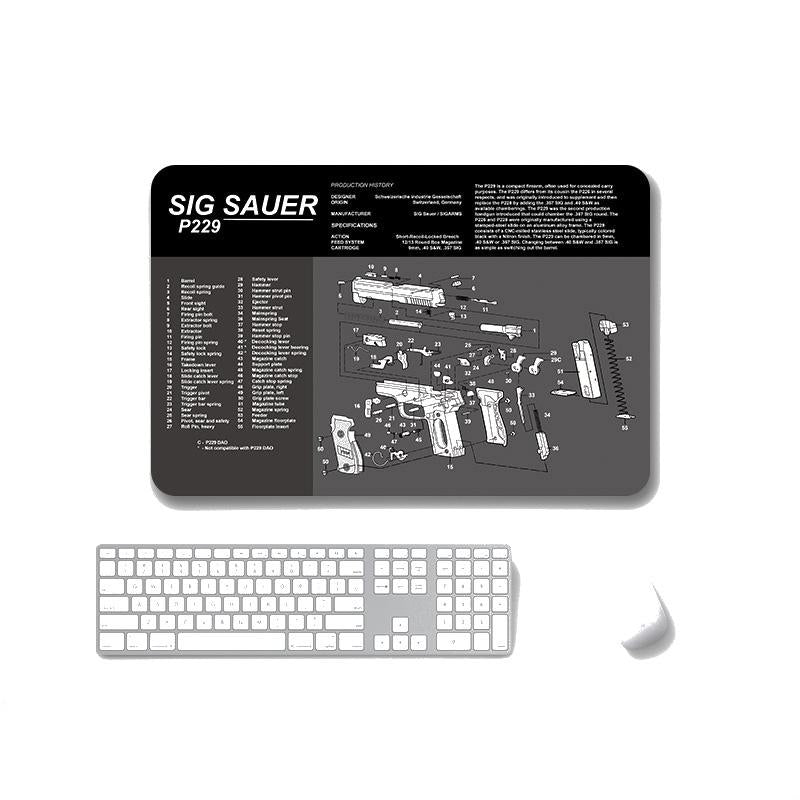 2 Pack Non Slip Gaming Mouse Pad 4Mm Thick - Sps-Sigp229