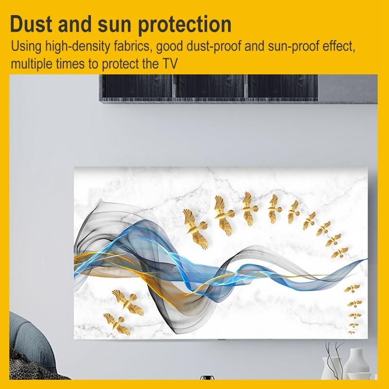 52 Inch Dust-proof Tv Cover for Household - Cat Paw