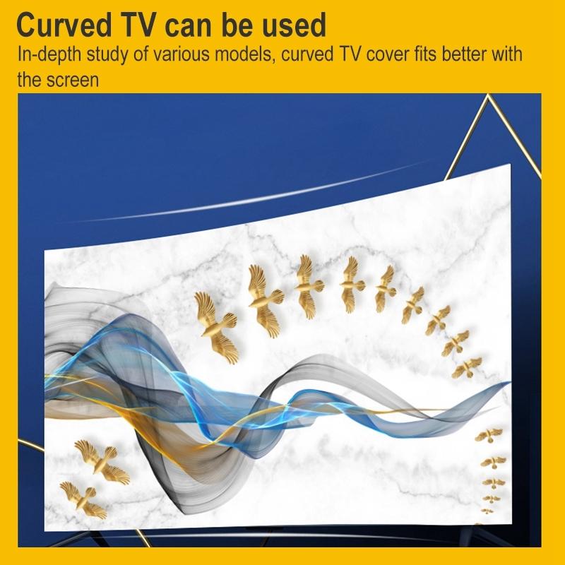 52 Inch Dust-proof Tv Cover for Household - Cat Paw