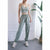 High Waist Drawstring Fitness Pants Black Size L - Water Moss Colour Xl