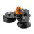 Universal Suction Cup Mount for Action Cameras with Tripod and Handle - Gold