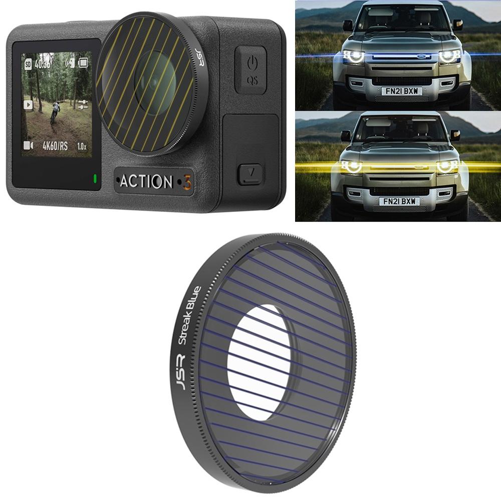 Enhanced Streak Drawing Lens Filter for Dji Action 3 - Gold