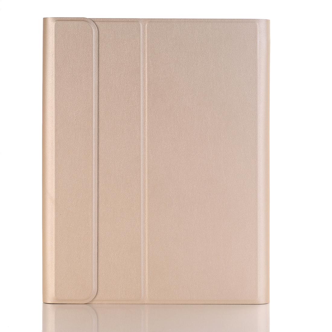 Ultra-Thin Detachable Bluetooth Keyboard Tablet Case For Ipad 10.2 2019 With Stand & Pen Slot - Gold