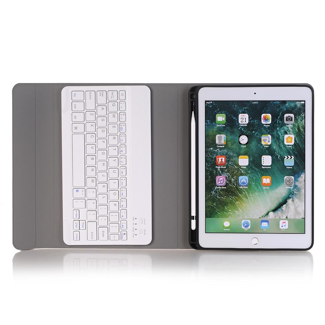 Ultra-Thin Detachable Bluetooth Keyboard Tablet Case For Ipad 10.2 2019 With Stand & Pen Slot - Gold