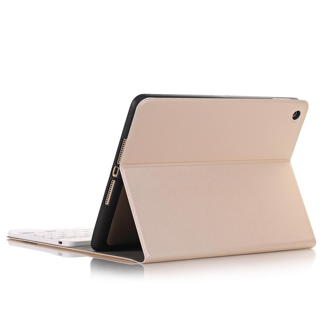 Ultra-Thin Detachable Bluetooth Keyboard Tablet Case For Ipad 10.2 2019 With Stand & Pen Slot - Gold