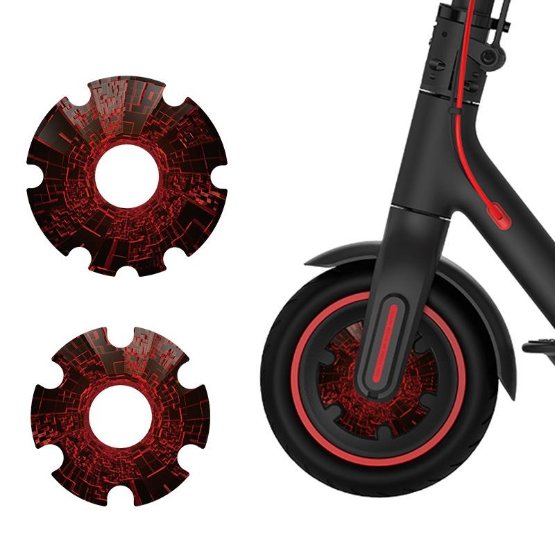 Waterproof Sticker for Xiaomi M365 Scooter Motor - 1 Pair - Colorful 10