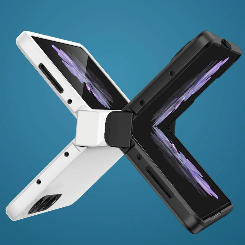 For Samsung Galaxy Z Fold4 5G Foldable Skin Feel Case - Sky Blue