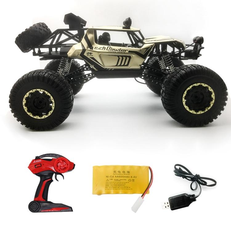 1:8 Alloy Remote Control Climbing Car Off-road Vehicle Toy - Gold