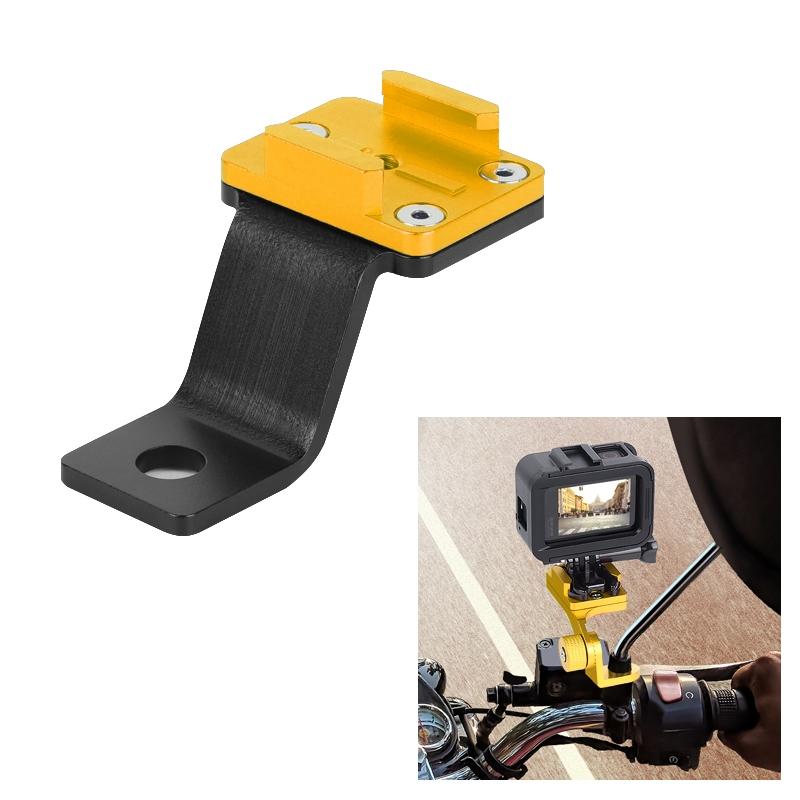 Universal Alloy Handlebar Phone Mount for Sport Cameras - Gold
