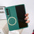 For Samsung Galaxy Z Fold4 5G Magnetic Skin Case - Magsafe - Dark Green