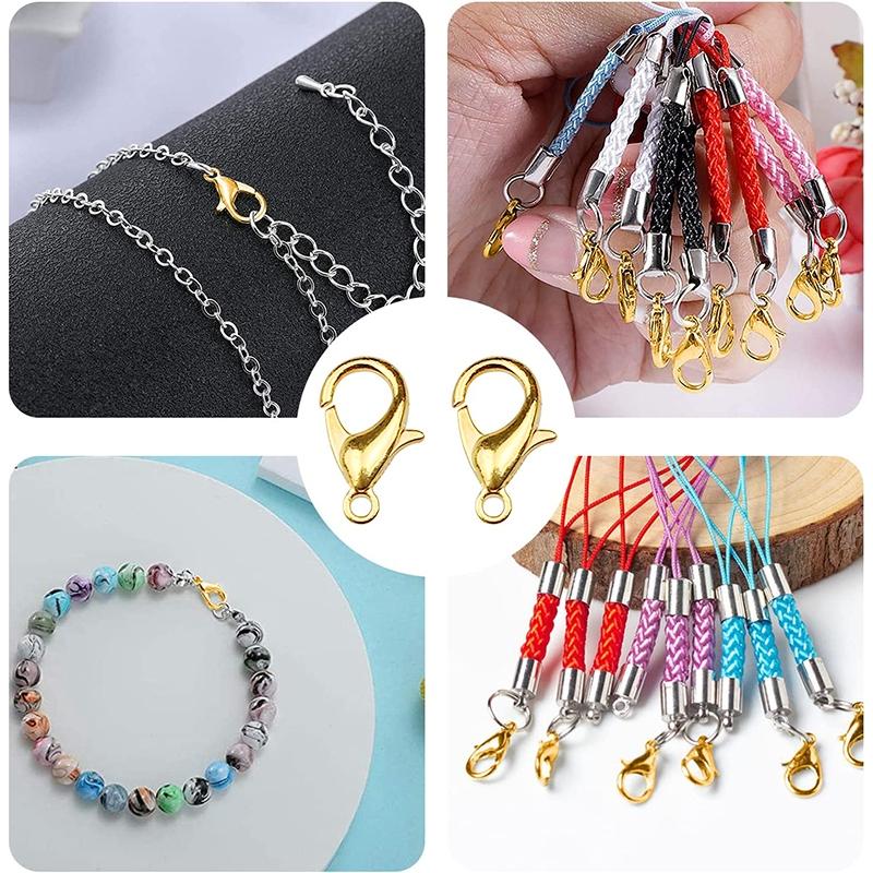 100 High Quality 12Mm Alloy Lobster Claw Jewelry Accessories