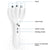 Portable Multifunctional Head Massager Comb Battery Powered Gold