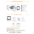 2.4 Screen 2.0Mp Security Camera With Night Vision And Video Recording - No Disturb Peephole Viewer - Gold
