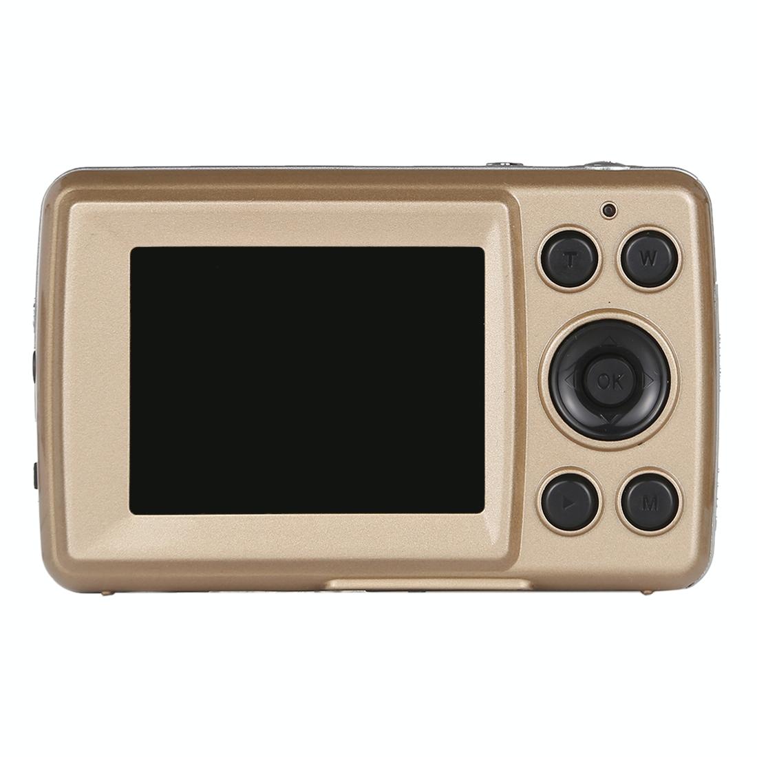 16Mp 4X Zoom Hd Digital Video Camera With 2.4 Tft Screen - Gold