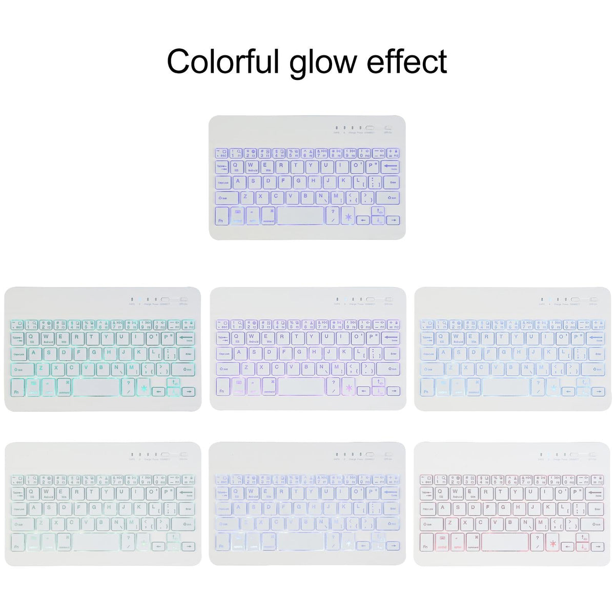 Ultra-Thin Bluetooth Keyboard Leather Case For Ipad Mini 6 With Detachable Lambskin Texture And Stand - Gold