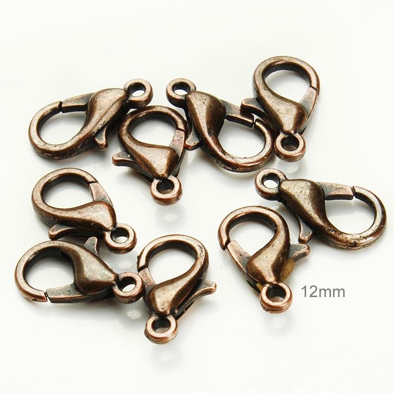 12Mm High Quality Alloy Lobster Claw For Diy Jewelry - Gold