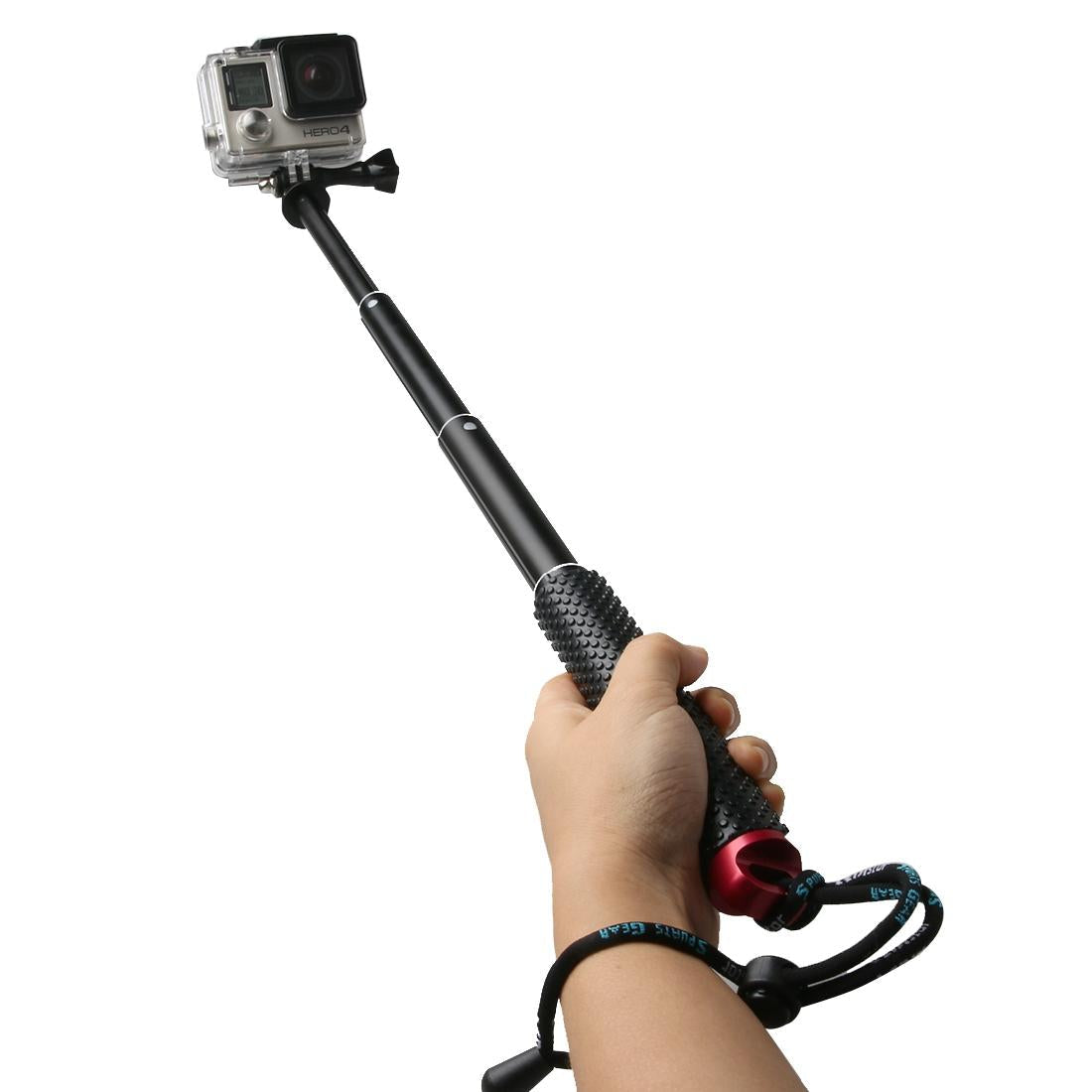 Extendable Monopod for Action Cameras - 49cm - Gold