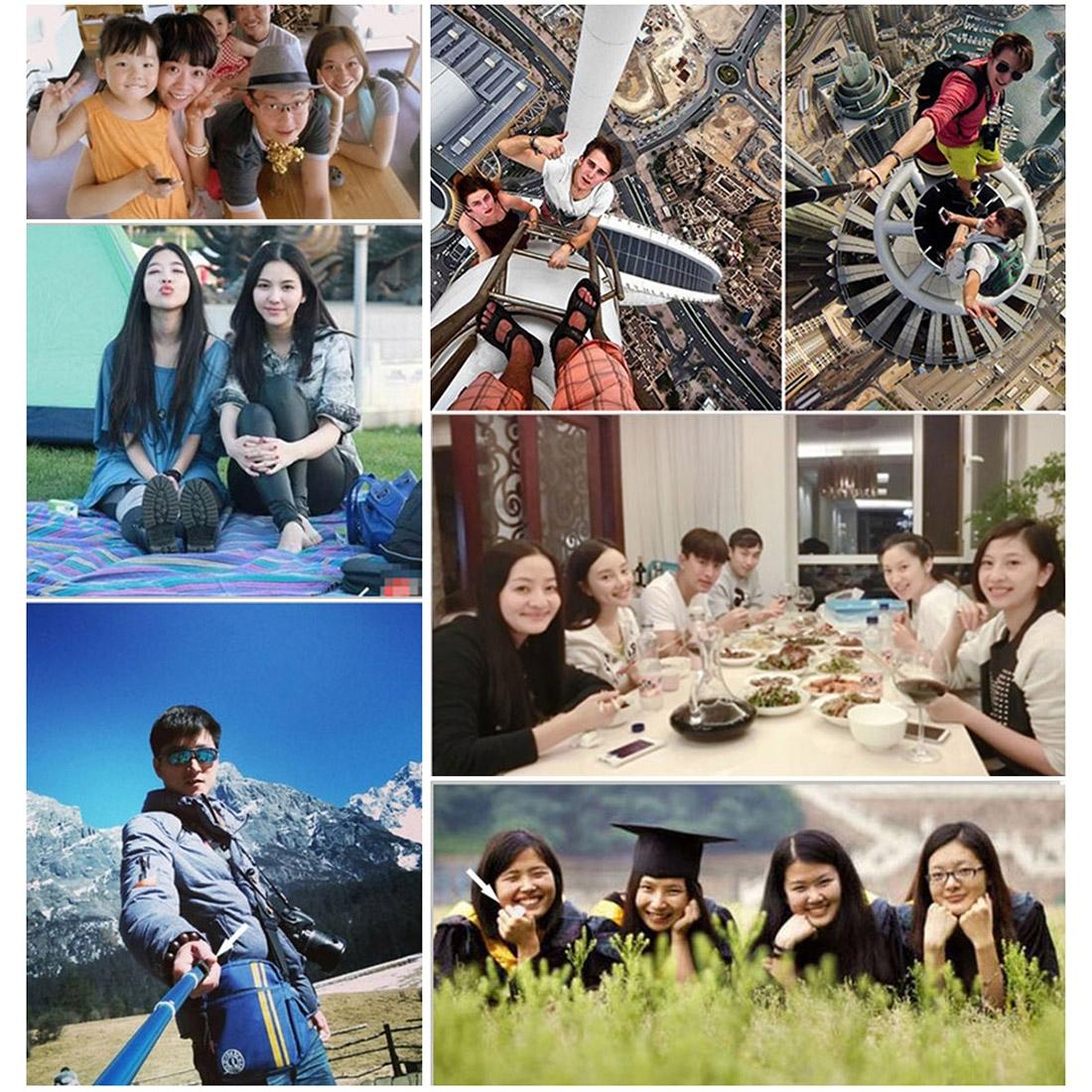 Extendable Monopod for Action Cameras - 49cm - Gold